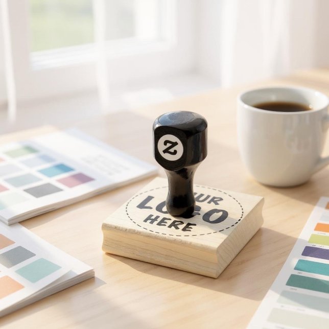 Tampons Encreurs Votre logo personnalisé en caoutchouc d'affaires (Créateur téléchargé)