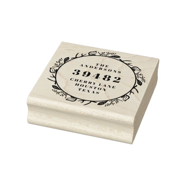 Tampons Encreurs Votre Nom De Famille Retour Adresse Werath (Tampon)