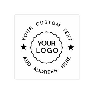 Tampons Encreurs Votre texte personnalisé Ajouter un logo Flèche d'
