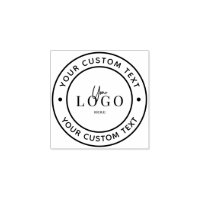 Votre Timbre En Caoutchouc Logo Personnalisé