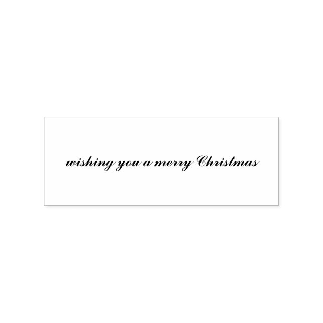 Tampons Encreurs vous souhaitant un joyeux Noël Script (Tamponné)