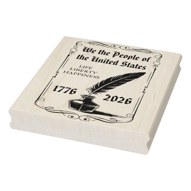 Tampons Encreurs We the People 1776–2026 Quill • 250 Years Tribute (Tampon)
