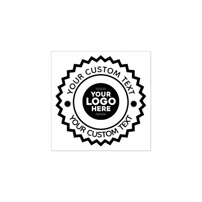 Tampons Encreurs Your Custom Logo Rubber Stamp (Impression)