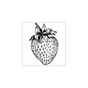 TAMPONS ENCREURS YUMMMY STRAWBERRY RUBBER STAMP