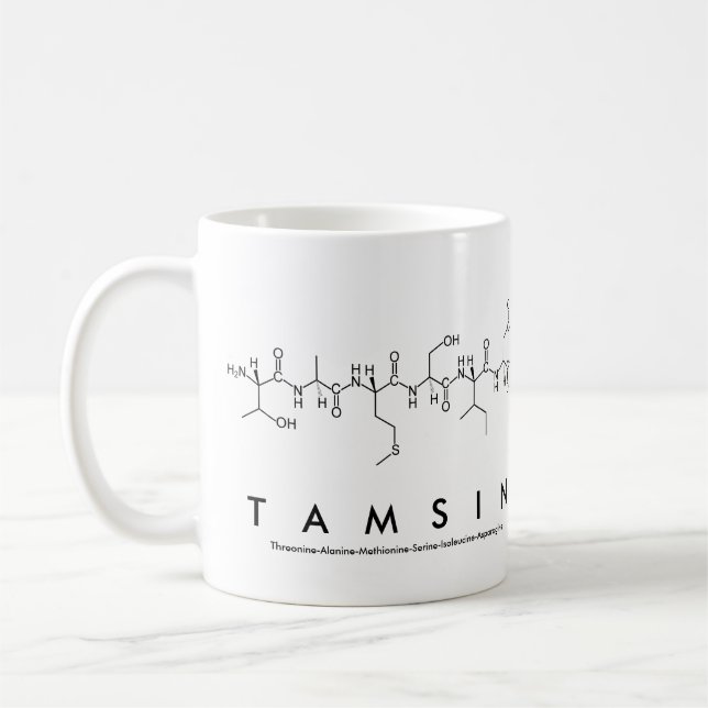 Tamsin peptide nom mug (Gauche)