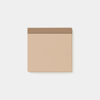 Tan Brown couleur minimaliste Post-It Notes