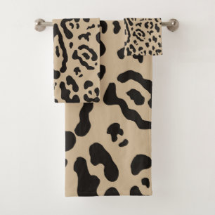 Tan Brown et noir Cheetah Leopard Poster de animal