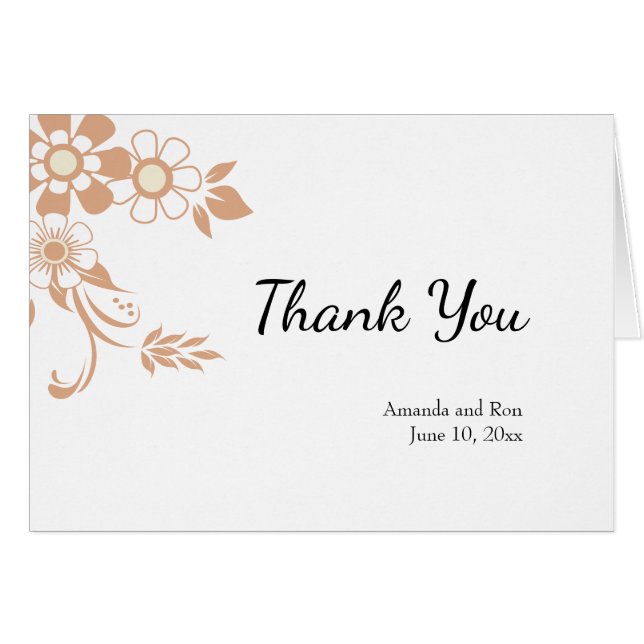 Tan Floral (Devant Horizontal)