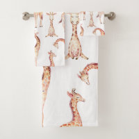 Tan Giraffes Whimsical Unisex Baby showers enfants