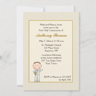 Tan Stripe, Petite Invitation À La Communion