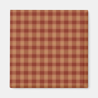 Tan Tartan Magnet