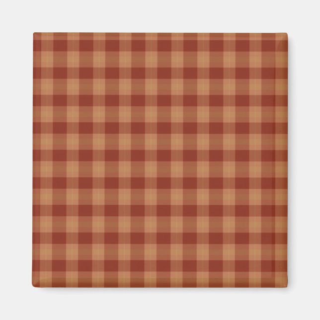 Tan Tartan Magnet (Devant)