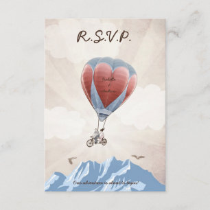 TANDEM AMOUR RÊVE Mariage RSVP Invitation