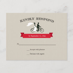 Tandem Bicycle Vintage Mariage RSVP