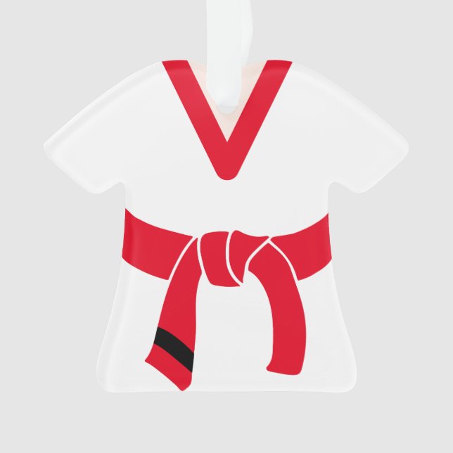 Tang Soo Do Red Belt 2e Gup Personnalisé (devant)