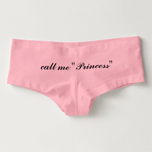 Tanga Appelez-moi princesse Panties (Devant)