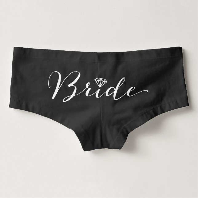 Tanga Bride Diamond Partie de mariée Chic Mariage sous-v (Dos)