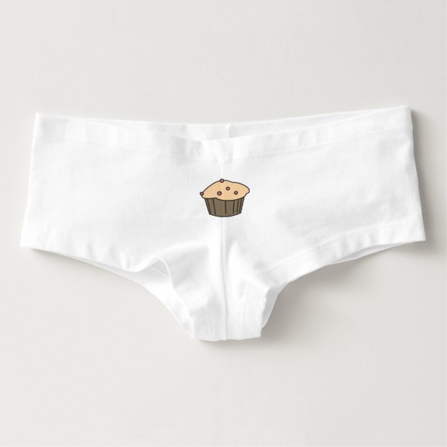Tanga Culottes Girly mignonnes de petit pain de myrtille (Devant)