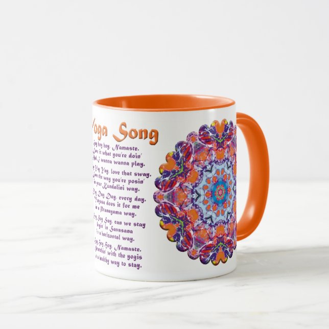 Tanger Yoga Chanson Mug (Devant droit)
