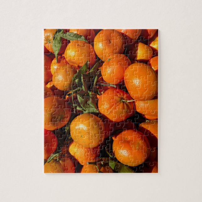 Tangerines puzzle photo (Vertical)