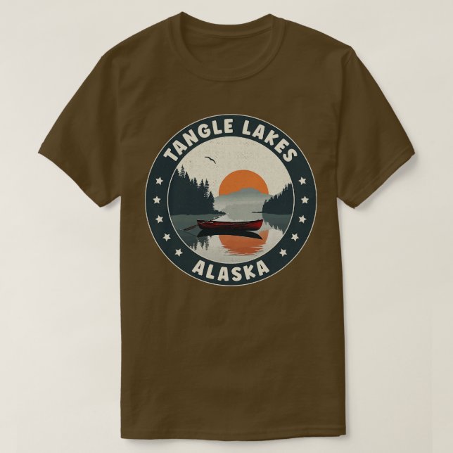 Tangle Lakes Alaska Sunset TShirt (Design devant)