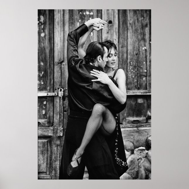 tango for two latin dance poster (Devant)