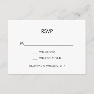 Tangram Coeur Mariage RSVP Carte Black Gold Argent