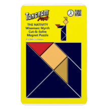 Tangram Magnet de la Nativité - Wiseman avec Myrrh