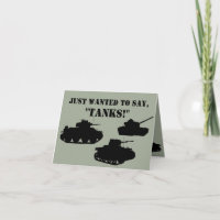 Tank You Cartes