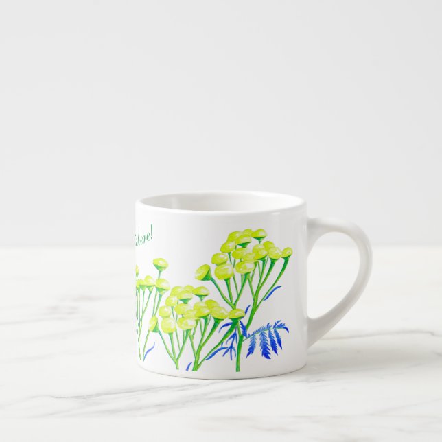 Tansy sur un Espresso Mug (Droite)