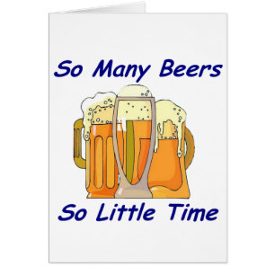 Tant de bières, tellement peu d'heure