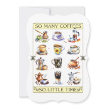 Tant de cafés, si peu de temps