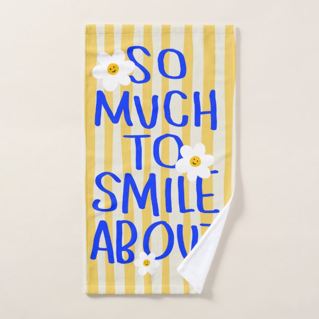 Tant de raisons de sourire (Serviette à main)