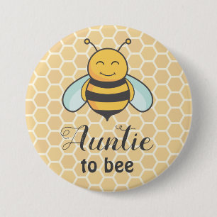 Tante à être Honeybee Tante Badge Baby shower mign