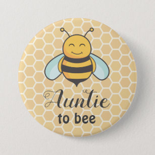 Tante à être Honeybee Tante Badge Baby shower mign