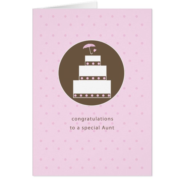 Tante, Fête des mariées Félicitations (Devant)