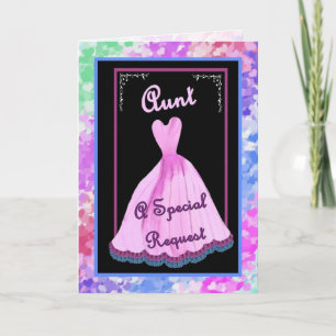 TANTE - Invitation de la tante de la mariée - Robe