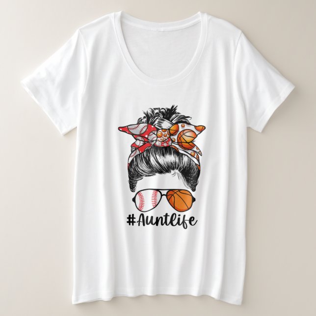 Tante Life Baseball Tante Messy Bun (Design devant)