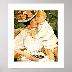 "Tante" par Jessie Willcox Smith Poster
