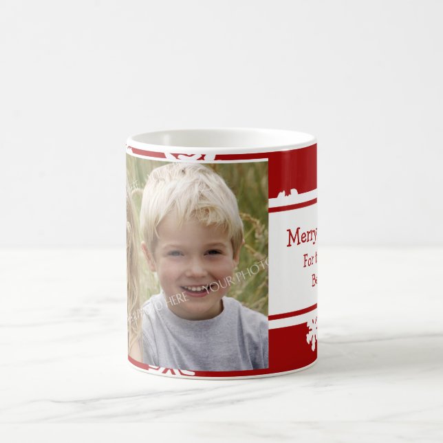 Tante Photo Mug de Joyeux Noël de photo (Centre)