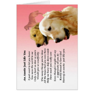 Tante Poem - conception de golden retriever