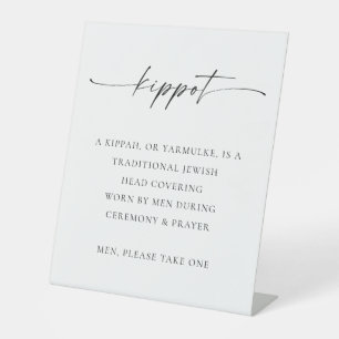 TANYA   Signe Kippot Mariage juif Panier Yarmulke