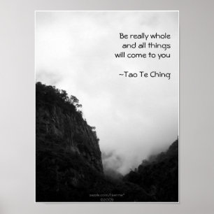 Tao Te Ching No.2/ Poster