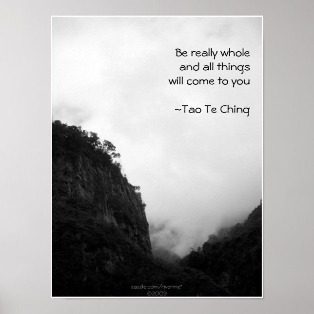 Tao Te Ching No.2/ Poster (Devant)