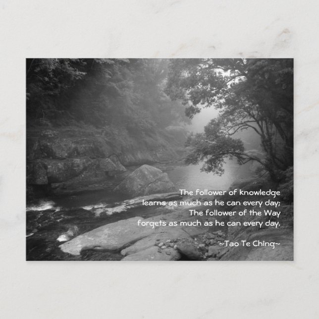Tao Te Ching No.5/ Carte postale No.5 (Devant)
