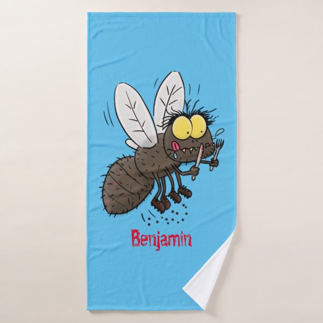 Taon drôle insecte dessin animé (Serviette de bain)