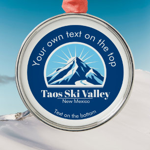 Taos Ski Valley Nouveau-Mexique Ornement de Noël