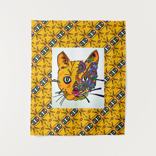 Tap 028 -Chat- Tapisserie (Devant)