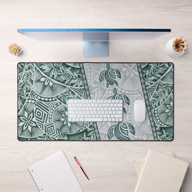 Tapa hawaïen et Honu (Bureau 1)