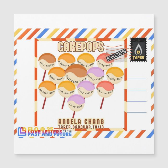 Taper:CakePops Hello From ELO2025 (Devant)